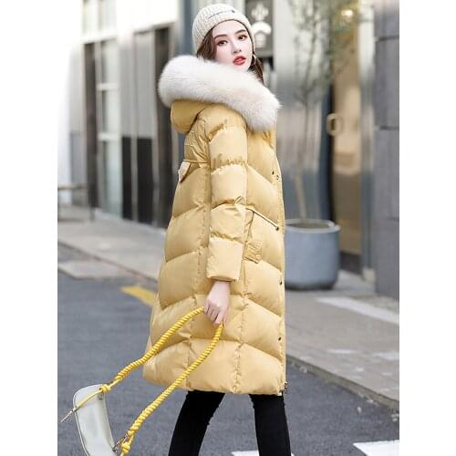 Winter womens 2020, parka, long coat, down cotton, quilted jacket, korean clothes, Manto, femme hiver