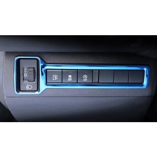1pc for Peugeot 408 2014-2016year Headlight adjustment panel Decorative frame Button decoration sticker