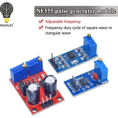 1PCS NE555 pulse frequency, duty cycle adjustable module,square/rectangular wave signal generator,stepping motor driver