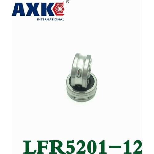 Axk 10pcs Lfr5201-12 Groove Track Roller Bearings Lfr5201 Size:12*35*15.9 (rubber Seal)
