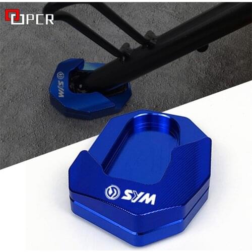 Motorcycle CNC Aluminum Side Stand Enlarge Extension Plate Kickstand Enlarge Extension For SYM CRUISYM150 sym cruisym180