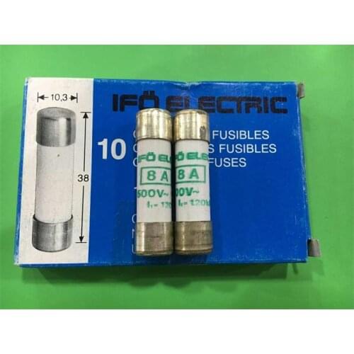 Free shipping 5pcs Delay fuse 10X38MM GOULD French Roland new genuine 8A 500V
