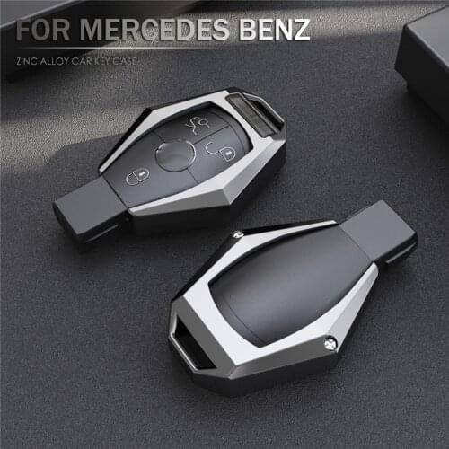 1Pcs Zinc Alloy Car Remote Key Cover Case key Shell For Mercedes Benz W124 W176 W202 W203 W204 W205 W210 W212 W221 W222 W251