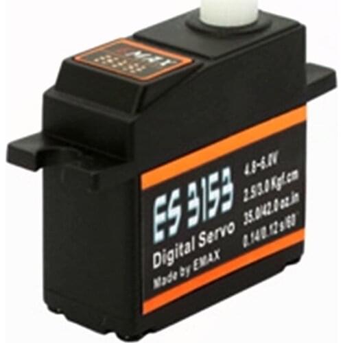 FATJAY Emax ES3153 (17g) Digital Servo Metal Gear Mini Size High Torque