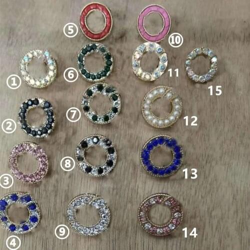 Good quality metal buttons pearl rhinestone buttons 10 pieces a lot have the same style pendant zipper piece 10 pieces a pack