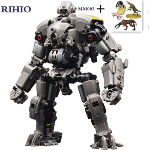 RIHIO hot Toys 1:60 M003 WITH 5 Drivers A SET Insect Mecha Cutting Machine Model Kit Fan Statue Children Gift