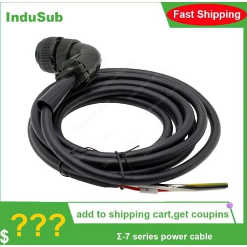 JZSP-UVA122-03-E Series Power Cable Servo Motor Driver Encorder SGMGH GV 7G Elbow Connector