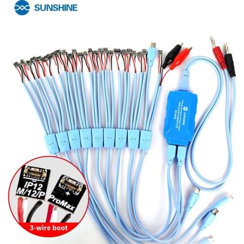 SS-905D V6.0 ON/OFF Service DC Power Supply Current Testing Cable For iPhone 5G - 12 Pro Max Samsung Huawei Phone Power