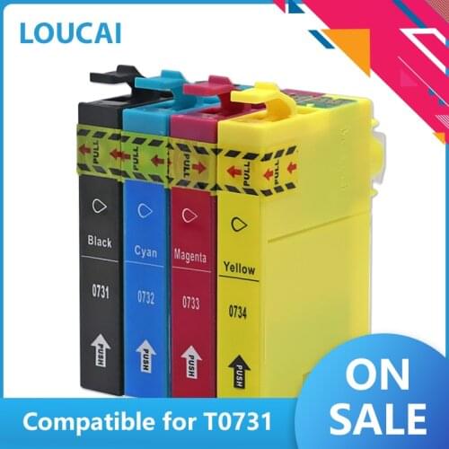 73N T0731 Compatible Ink Cartridge For Epson Stylus CX3900 CX5900 CX4900 CX7300 CX8300 TX200 TX210 C79 C90 Printer