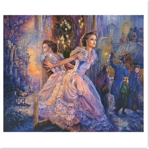 A Runaway Princess Decoration Diamont painting complet Needlework Drill full rhinestone diamond Decor Diy diamond painting set
