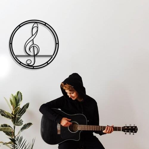 MIGNATIS Treble Clef Wall Art, Music Wall Decor, Metal, Home and Office Decor, Room Decor, wall Hanging, Music Room