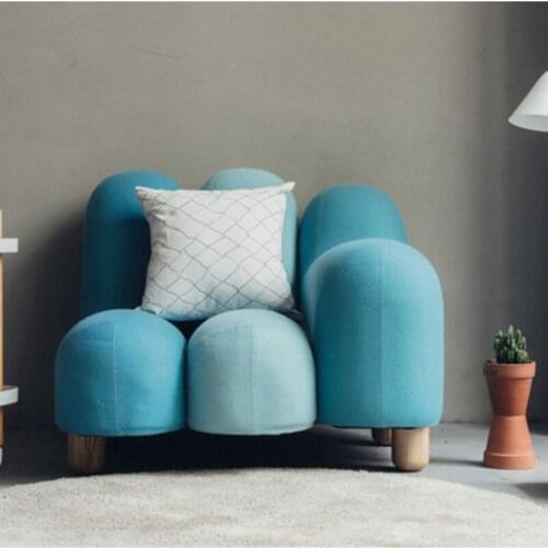 Five Finger Single Sofa Light Luxury Bedroom Nordic Household Couches for Living Room Living Room Furniture Sofa Bed