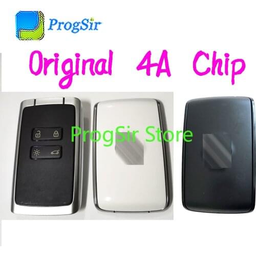 Original 434MHz 4 Button Smart Remote Control Key For Renault Megane 4 Talisman Kadjar Espace 5 With 4A Chip