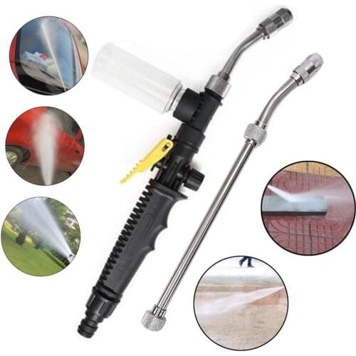 35/53cm High Pressure Power Washer Jet Water Gun Spray Gun Nozzle Car Washer Gun Home Garden Cleaning Tool Water Hose Sprayer