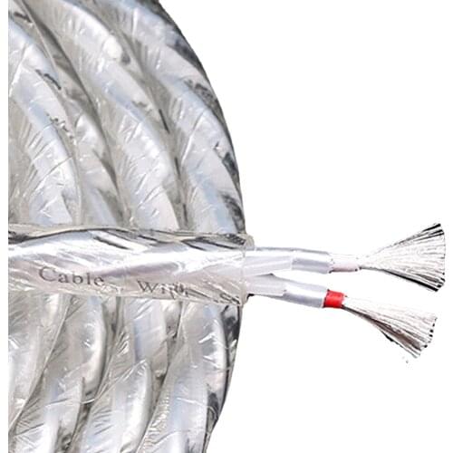 Liton silver plade DIY speaker cable HIFI audio cable for DIY (sell per 1.0m)