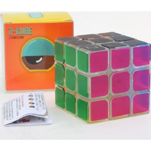 Last Chance Z-Cube 3x3x3 transparent magic cube puzzle Zcube 3x3x3 collect cube out of production educational gifts for kids