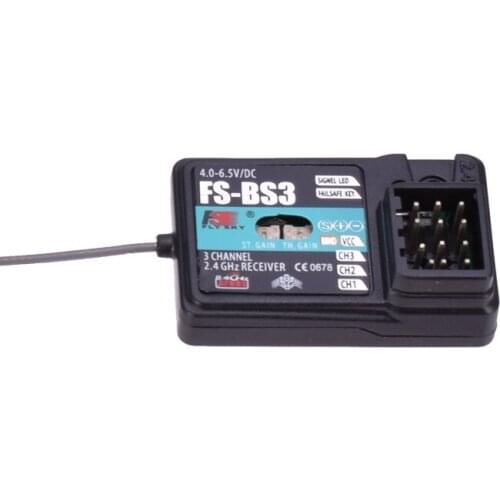 Flysky FS-BS3 BS4 BS6 2.4G 6CH Receiver with Gyro Stabilization System for Flysky FS-IT4S IT4 FS-GT2 FS-GT2E GT2F Remote Control
