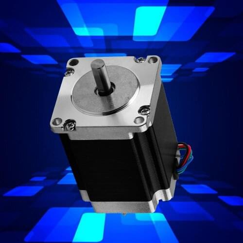 23HS8430 Industrial Control Stepping Motor 3A 2 Phase Stepper Motor 1.8° Stepping Motor 8mm Shaft Diameter