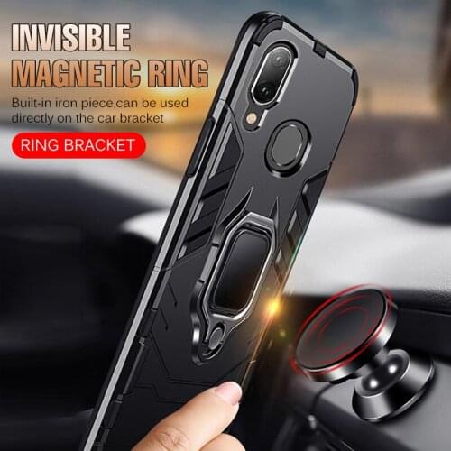 Poco M3 X3 F2 Pro F1 Case Armor Shockproof Coque for Xiaomi Redmi Note 9S 9 Pro 9A 9C Car Magnetic Holder Protective Ring Cover