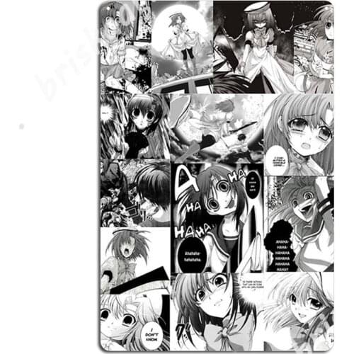 Rena Ryuugu Manga Panel Collection Metal Signs pub Garage Club Home Customize Garage Decoration Tin sign Posters