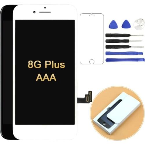 10PCS AAA For iPhone 8P 8 Plus LCD Digitizer Touch Screen For iPhone 8 Plus LCD With Assembly Display Replacement FREE SHIPPING