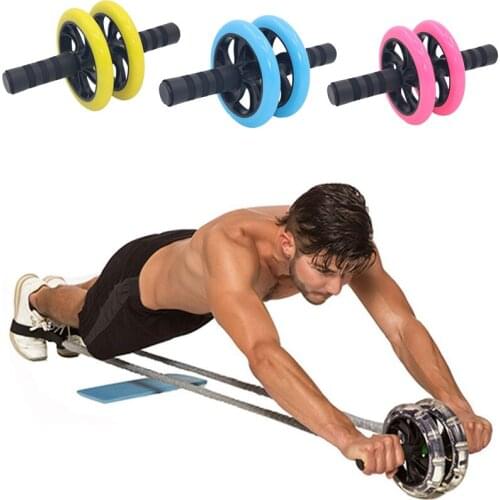 Muscle Exercise Wide Power ABS Wheel Abdominal Trainer Home Gym Equipment Rolle