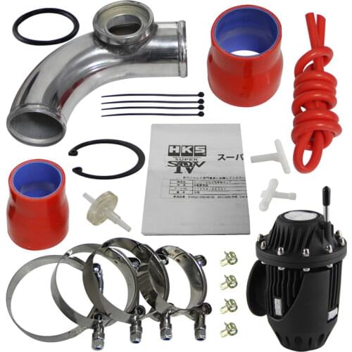 Black SQV Blow Off Valve BOV IV 4 kit TURBO PIPE kit for HYUNDAI GENESIS COUPE 2.0Tred reducer Hose+red vacuum hose