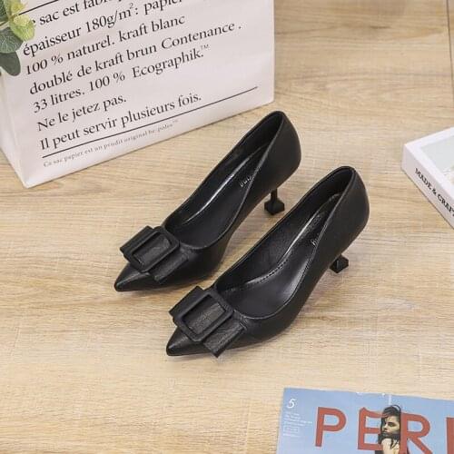 Female High Heels Shoes Ladies Pumps Stiletto Bridal Shoes Woman Black Nude Pointed Toe Shoes Patent Leather U14-01