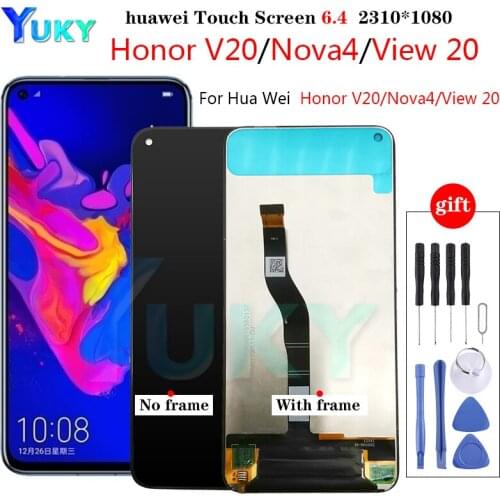 Display For Huawei Honor View 20 LCD Touch Screen PCT-L29 Digitizer Assembly Replacement Part For Honor V20 View 20 LCD Display