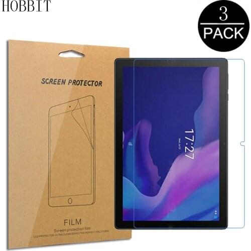 3PCS Nano Anti-shock PET Film For Alcatel 1T 10 2020 Tablet Screen Protector HD Clear Anti-Water Anti-scratch Film Not Glass