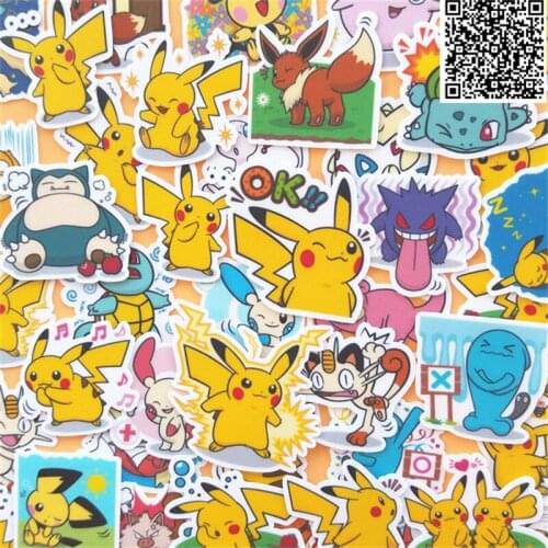 40 pcs Cartoon baby animal stickers for Home decor on phone book macbook laptop sticker decal fridge skateboard doodle toy