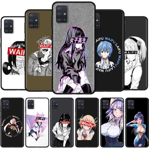 Waifu Sugoi Anime Case For Samsung Galaxy A51 A21S A71 A31 A52 A41 A11 A72 A32 A42 5G A01 A91 A12 A02 Cell Phone Soft Cover