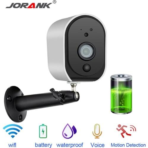 JORANK 1080P wireless network Wi-Fi battery powered IP65 waterproof HD security camera CCTV outdoor indoor infrared recording