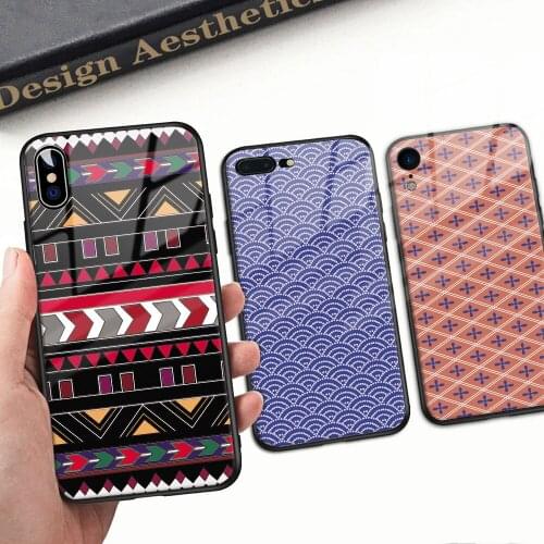 Phone Case For iPhone XS Max XR X 11 12 Pro Max 8 7 Plus 6 6s Plus 12Mini Case For Tempered Glass Hard Back Cover