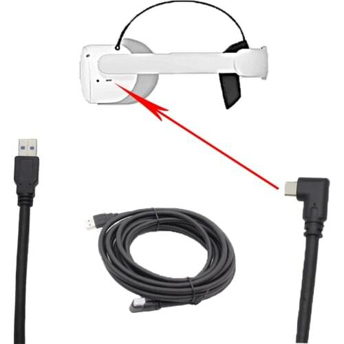 5m USB Type C Data Cable Fast Charging Cable for Oculus Quest 2 Link VR Headset for Quest2 VR Glasses Type-C to USB Line Adapter