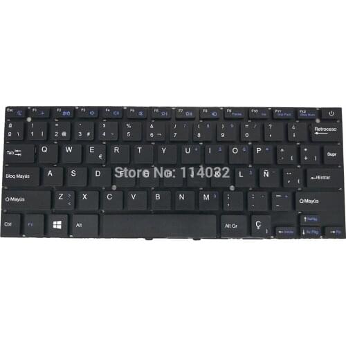 Laptop keyboard SCDY-277-10-01 YXT-NB91-06 SP Spanish layout black without frame laptops keyboards enter keycaps replacement
