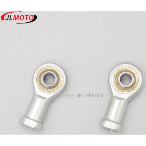 1 Pair 6mm/8mm Left&Right Hand Thread Steering Tie Rod Ends kit Ball Joint Fit For 49cc 50cc Mini ATV Go Kart Buggy Quad Parts