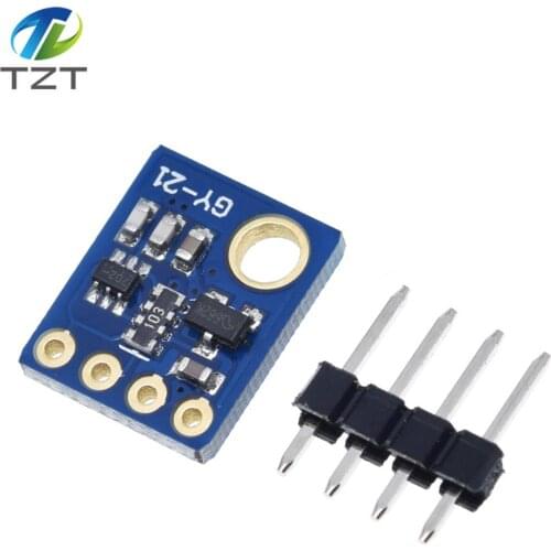 TZT Si7021 GY-21 Module Industrial High Precision Humidity Sensor I2C IIC Interface Module For Arduino Low Power CMOS IC Module
