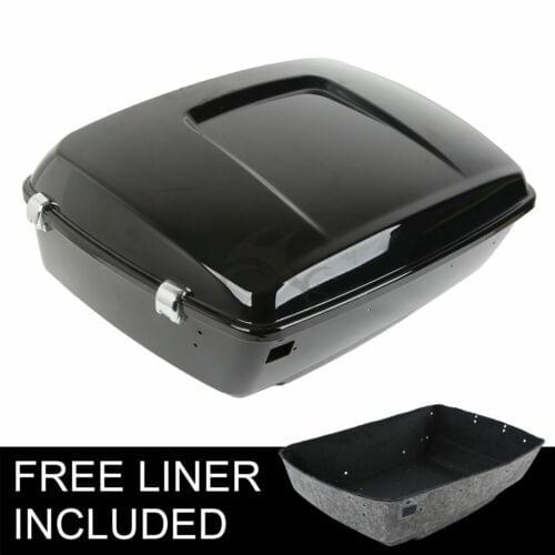 Motorcycle 13.7" King Pack Trunk For Harley Tour Pak Touring Road King Road Glide Street Glide Electra Glide 2014-2021 2020 2019