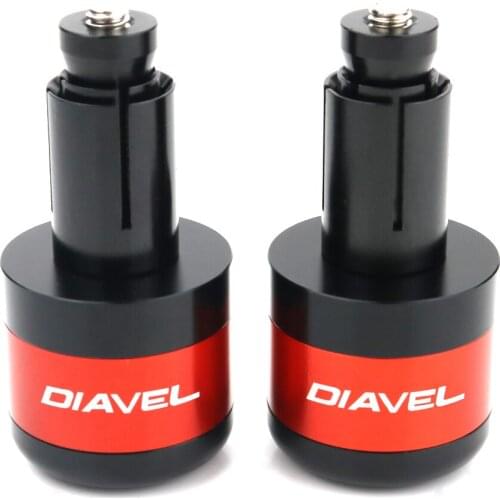 Motorcycle Handlebar Grips Bar End For Ducati DIAVEL 2010-2018 DIAVEL/ S 2015-2018 Handle Cap Covers Plugs Aluminum Alloy