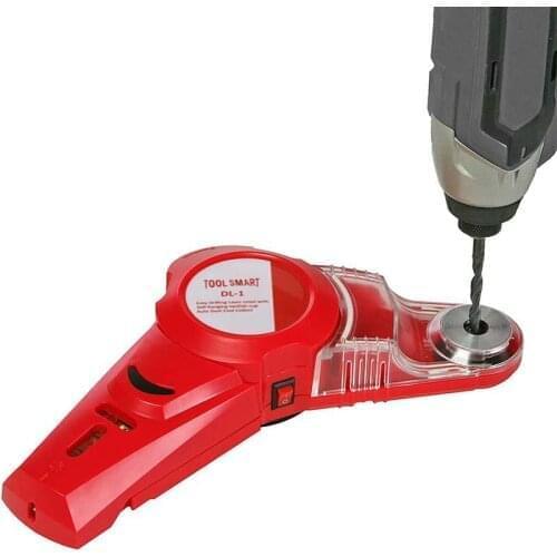 Drill Guide Collector 2 In 1 Laser Leve Horizontal Line Laser Locator With Measuring Range Vertical Measure Tape Measuring Tools