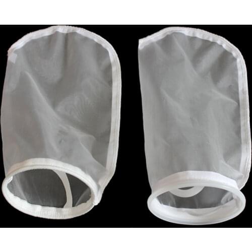 7"x17" 180x430mm 10-300 micron NMO Nylon Material PP/Steel Ring Industrial Filter Sock Pocket Sak