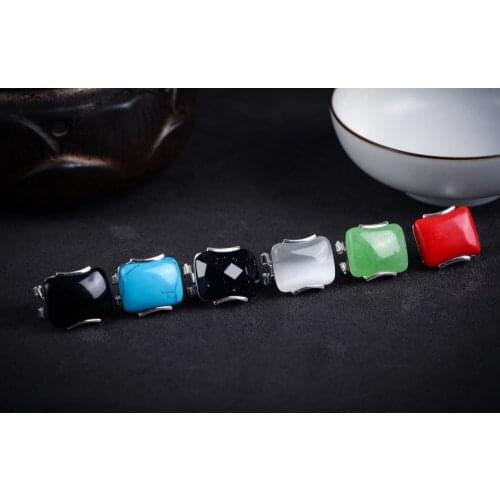 6 choices New Trend Women Genuine 925 Silver natural Marcasite Earrings