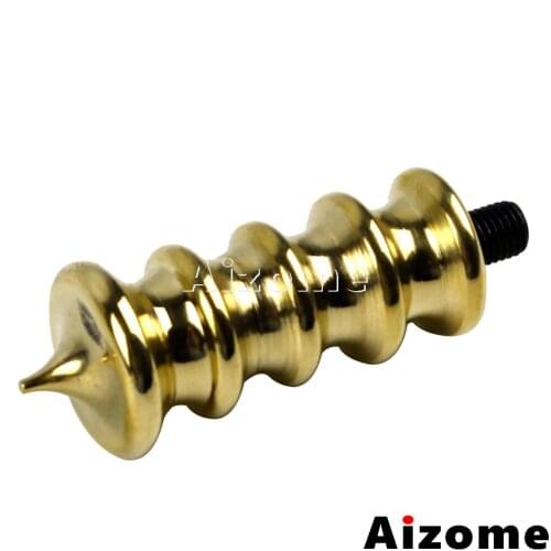 Retro Old School Motorcycle Shifter Toe Peg Solid Brass Foot Peg Shift Pegs For Harley Sportster Softail Dyna Cafe Racer Custom