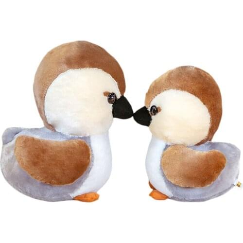 35/45cm Cute Ugly duckling Plush Toy Shaggy Soft Cafe Duck Plush Doll Animal Pillow Birthday Gift for Kids Children