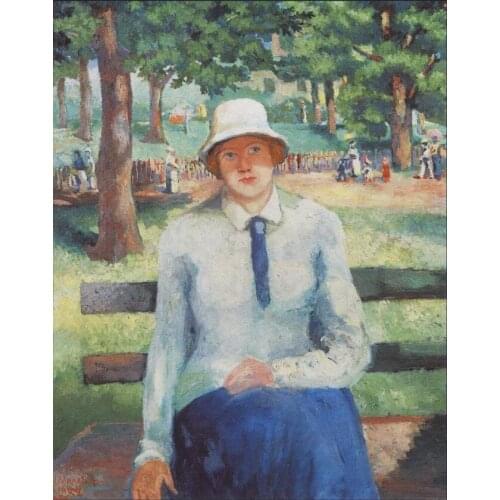 High quality Oil painting Canvas Reproductions Unemployed Girl By Kazimir Malevich hand painted
