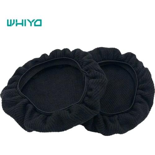 Whiyo 2 pairs of Sleeve Stretch Covers Sweat Absorption Washable Germproof Deodorizing for Sony MDR-7506 Professional Headphones