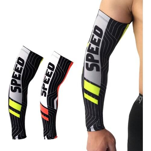 1 Pair of Sports Sun Protection Sleeves Comfortable Breathable Non-slip Arm Guards Rock Climbing Mountaineering UV Protection