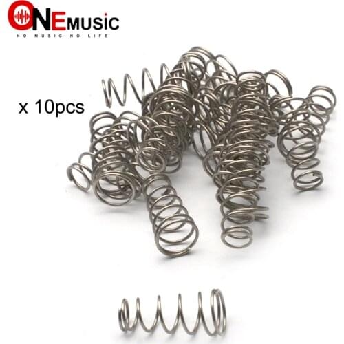 10pcs Pickups installing Spring Single Coil Pickups Height Adjusting Springs 15x5x7MM Guitar Parts