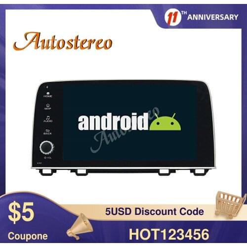 2 Din 8 Core Android 9 Car No DVD Player GPS Navigation For Honda CRV 2017 2018 2019 Multimedia Player Auto Radio Head Unit RHD